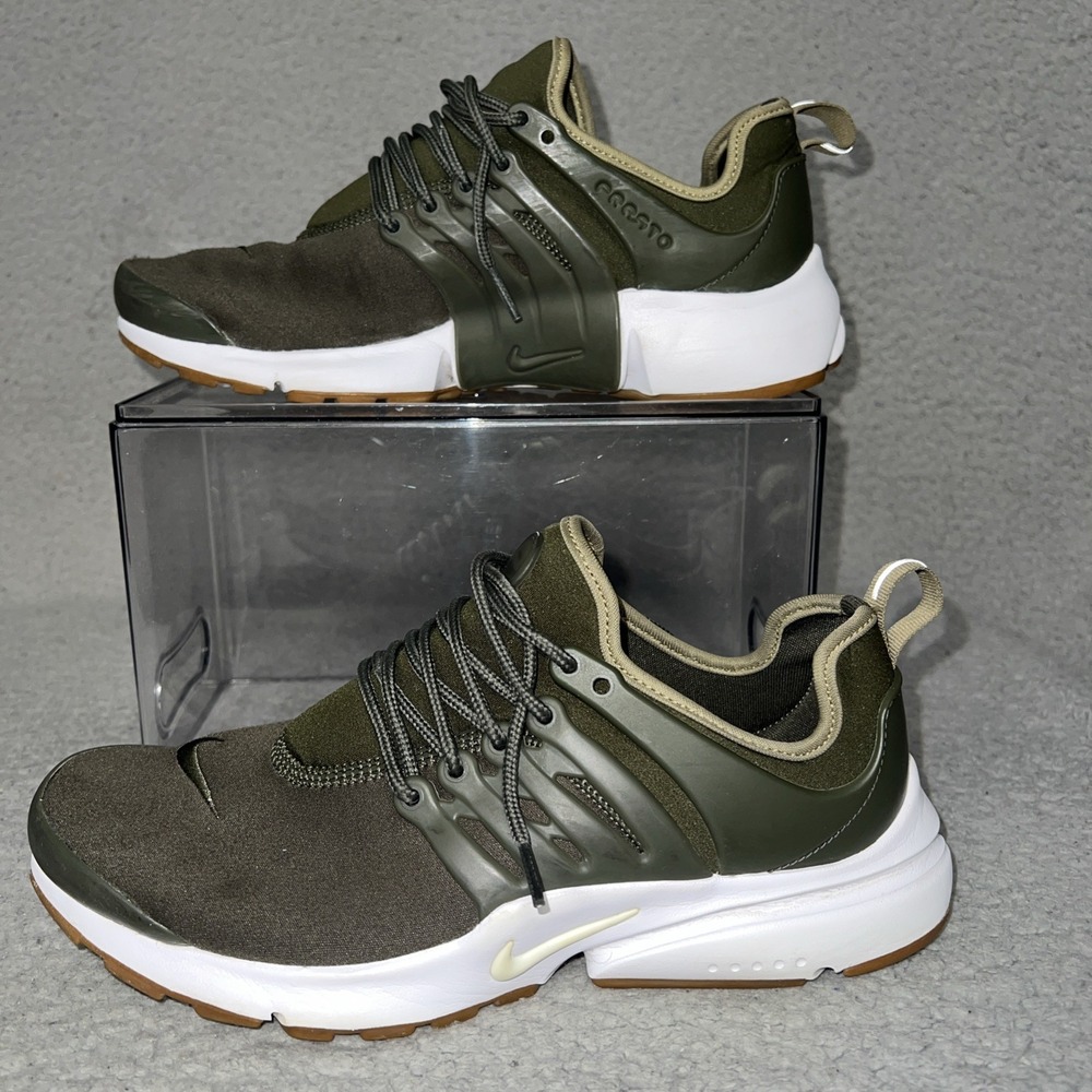 Nike Air Presto Sneakers Women Sz 9 Neutral Olive Green Running Shoes 878068-304